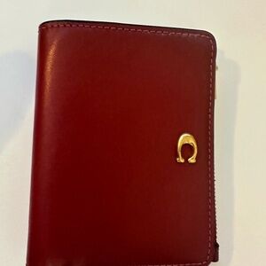 Coach bifold leather wallet